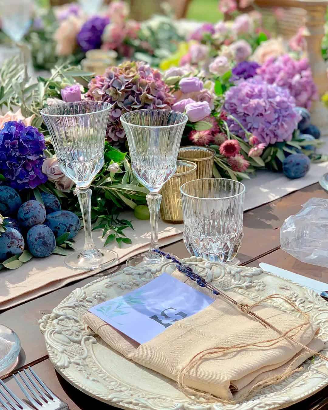 Wedding Table Setting Decor