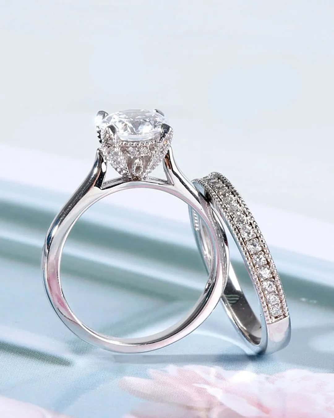 Wedding Ring Sets In White Gold