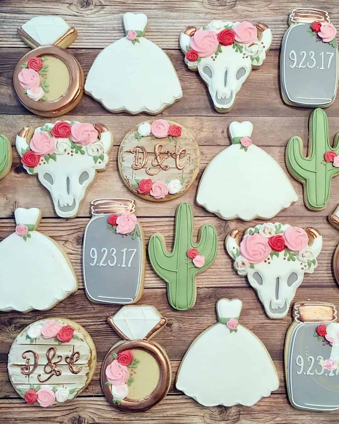 Amazing Cookies For Rustic Wedding