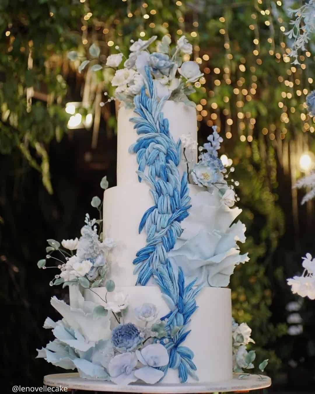 Blue Wedding Cakes