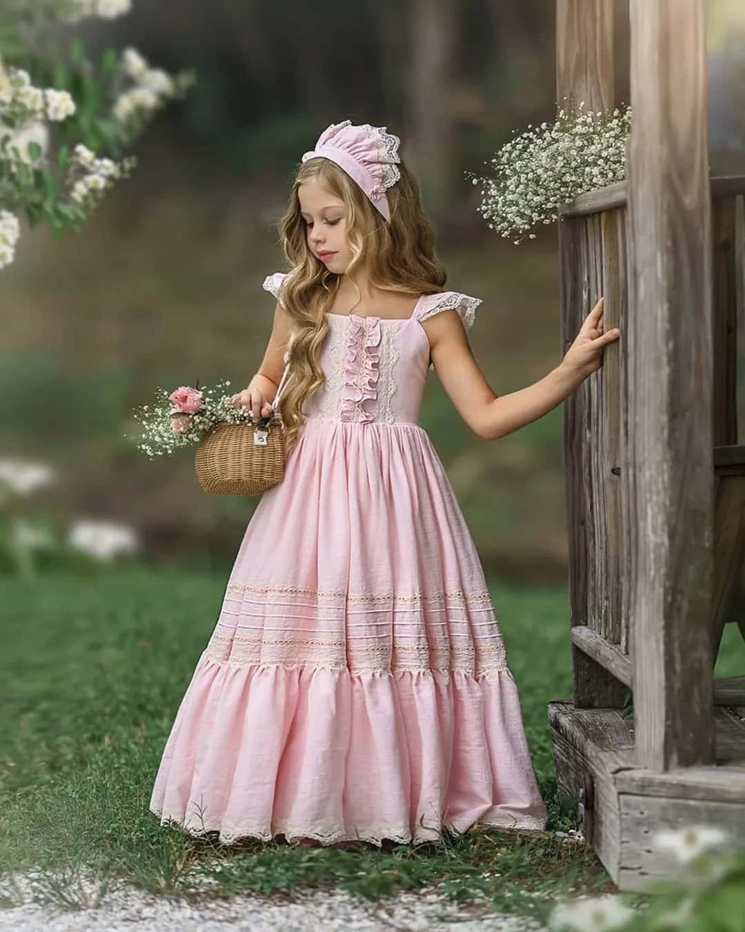 Rustic Flower Girl Basket