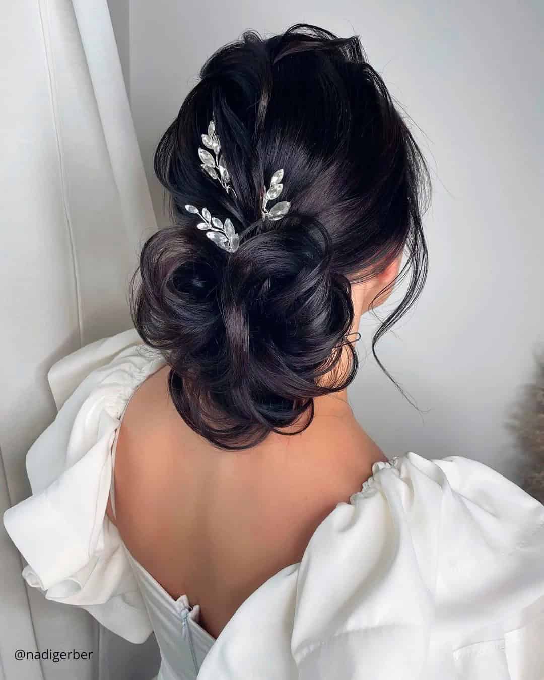 Bridal Updos For Winter Wedding