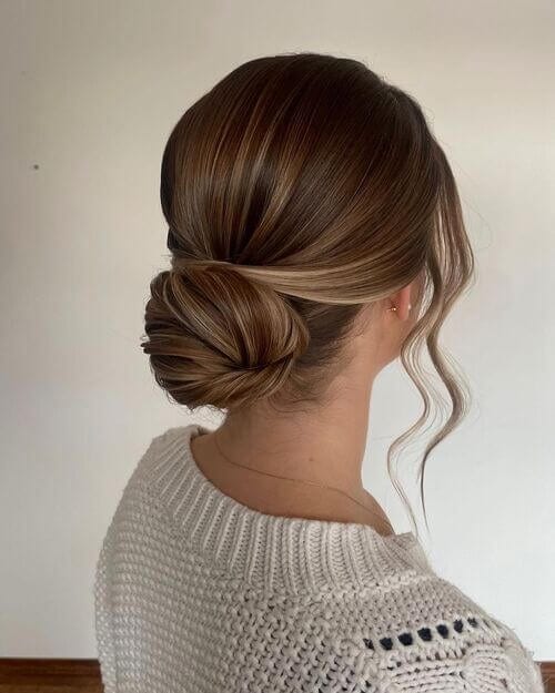 Simply Sophisticated Low Chignon