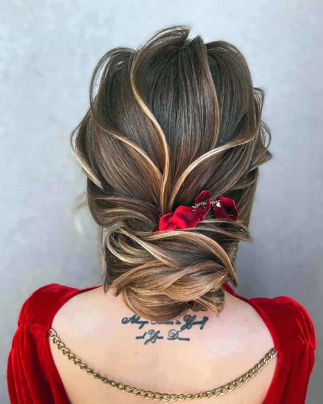 Bridesmaid Hairstyles Winter Wedding