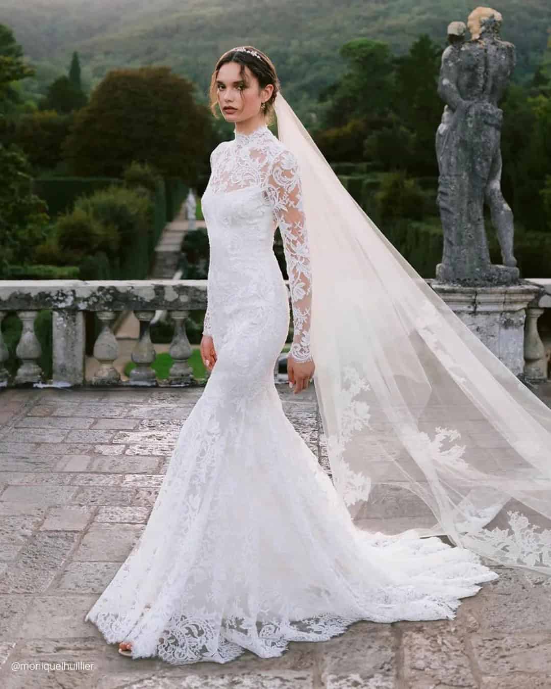 Lace Fall Wedding Dresses