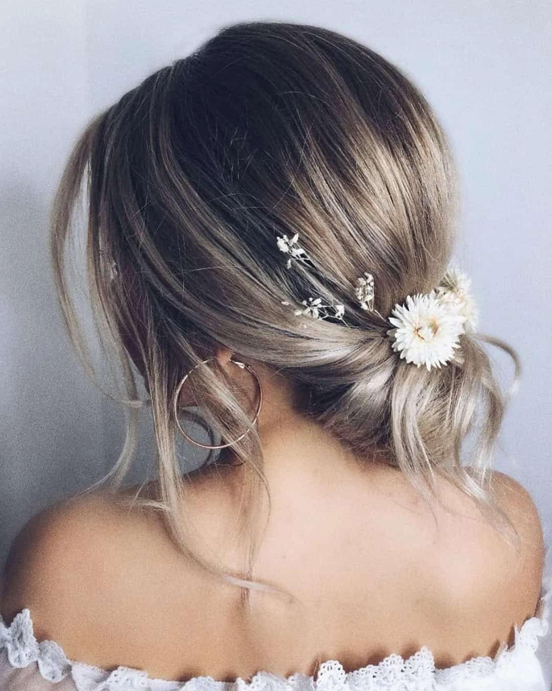 Chic Bun For Brides