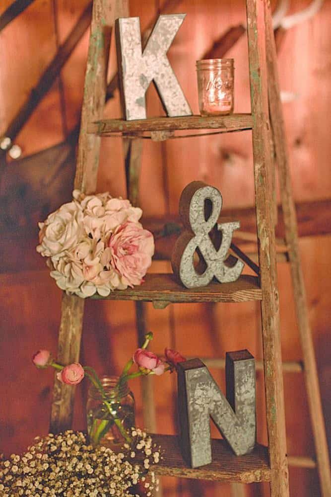 Backdrop in a Shabby Chic Style