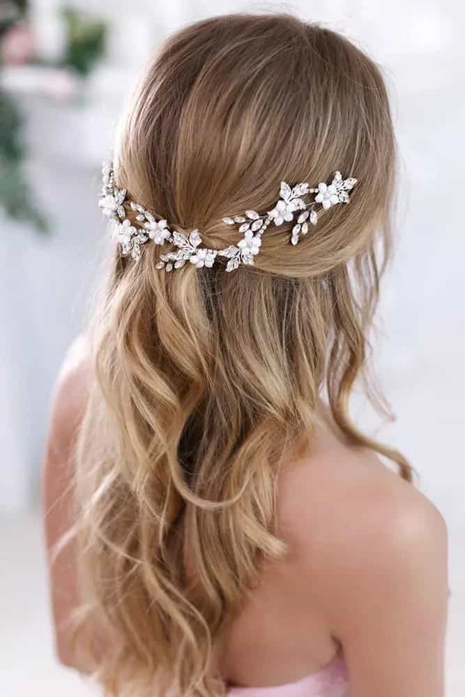 White Flowers Headpieces