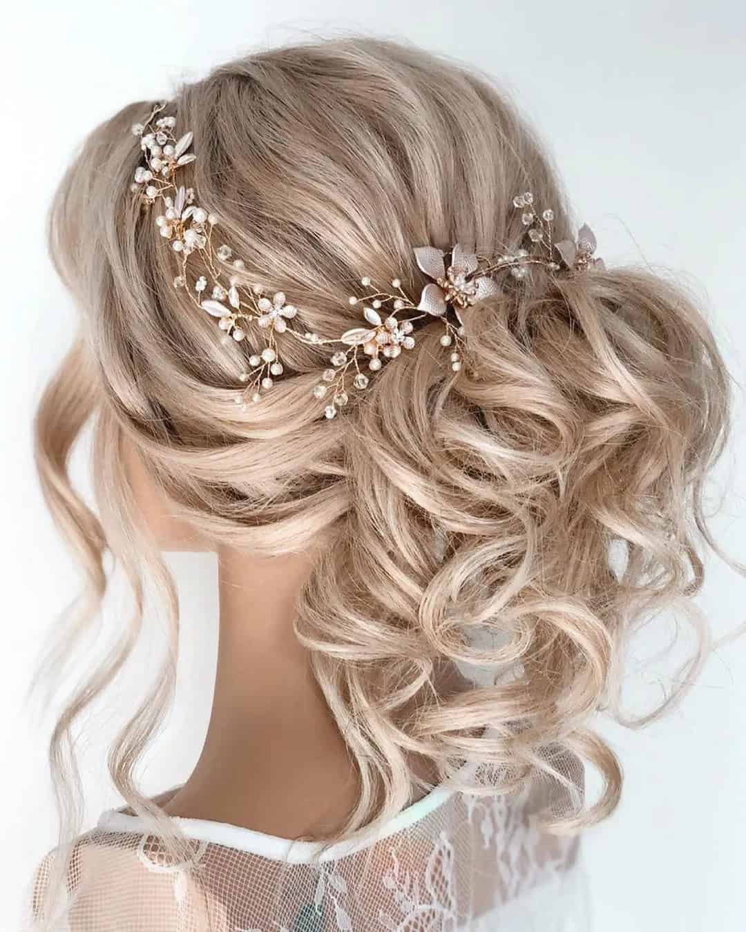 Wedding Hairstyles For Thin Curly Hair