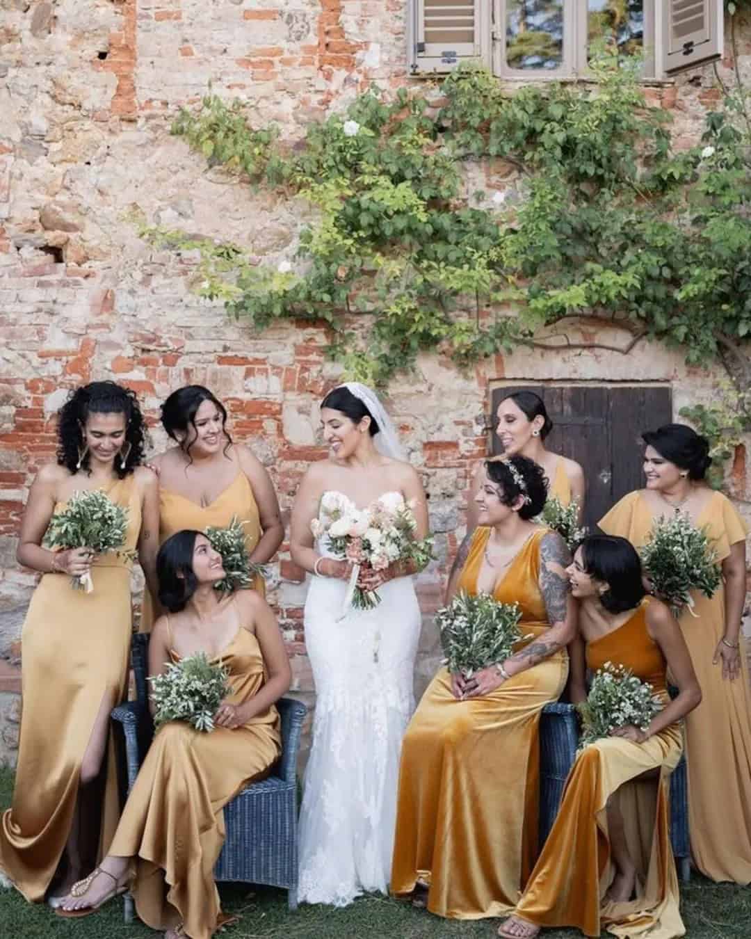 Rustic Bridesmaid Gowns