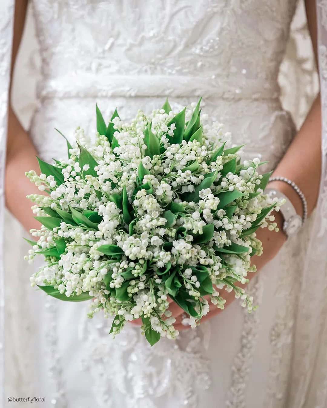 Wedding Bouquets With Lily of the Valley