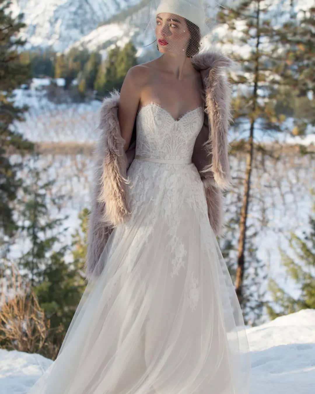 Wedding Gowns With Fur