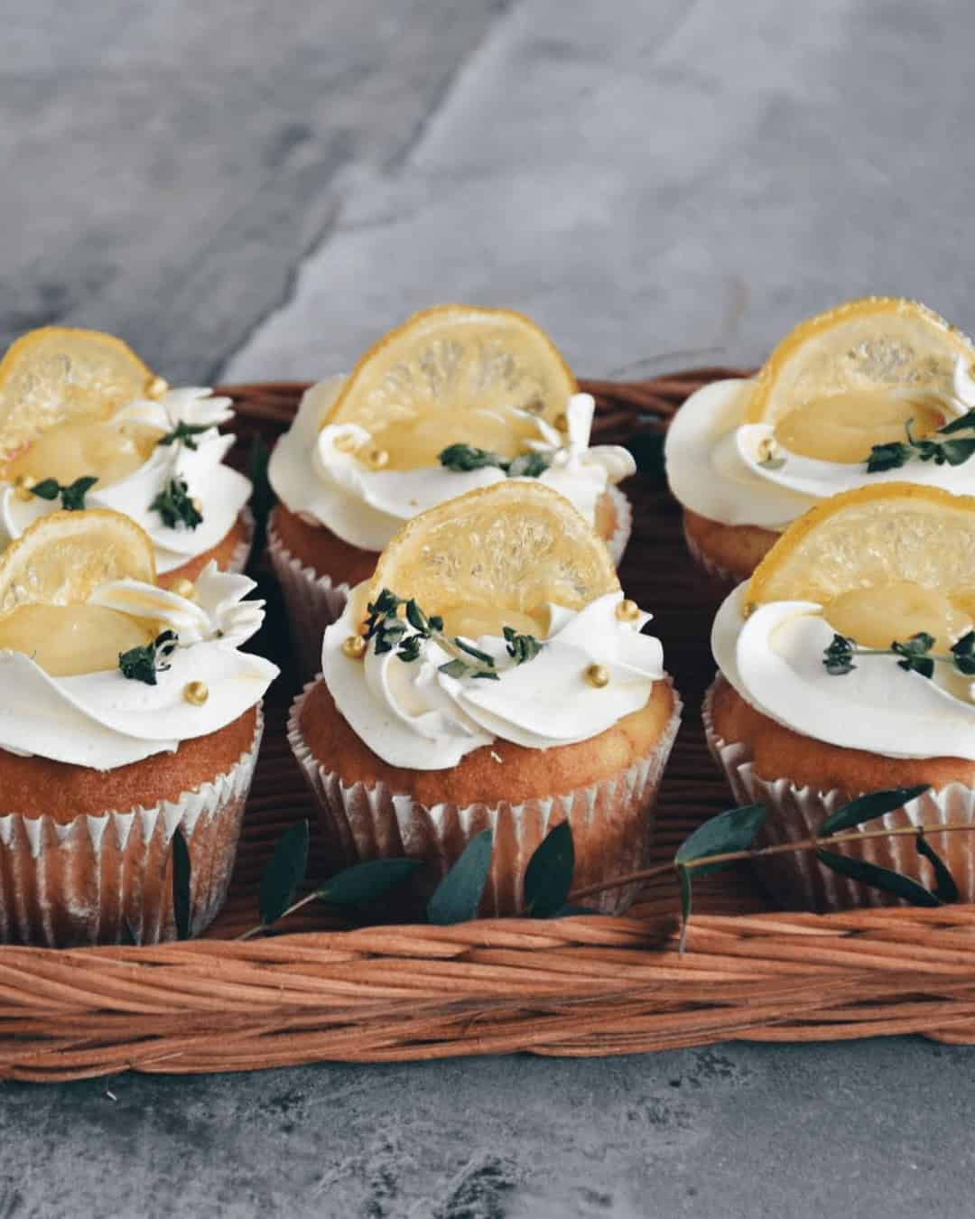 Yellow Chocolate Cupcake Wedding Inspiration