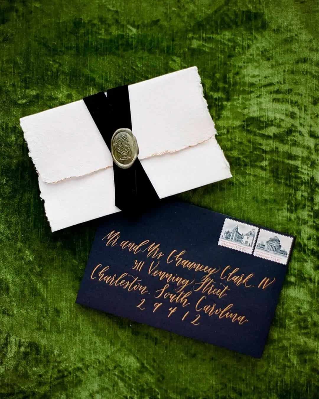 How To Make DIY Wedding Envelope