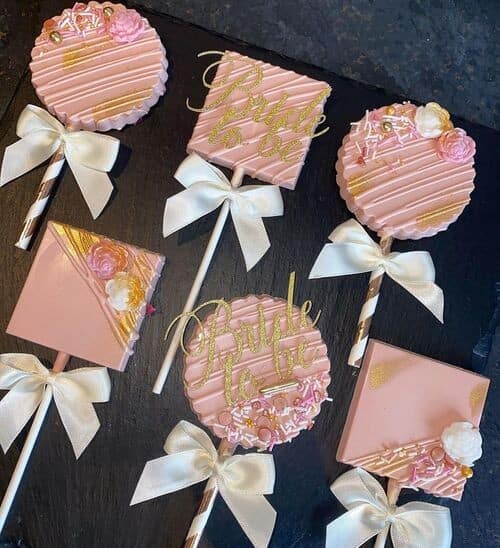 Bride-to-Be Chocolate Pops