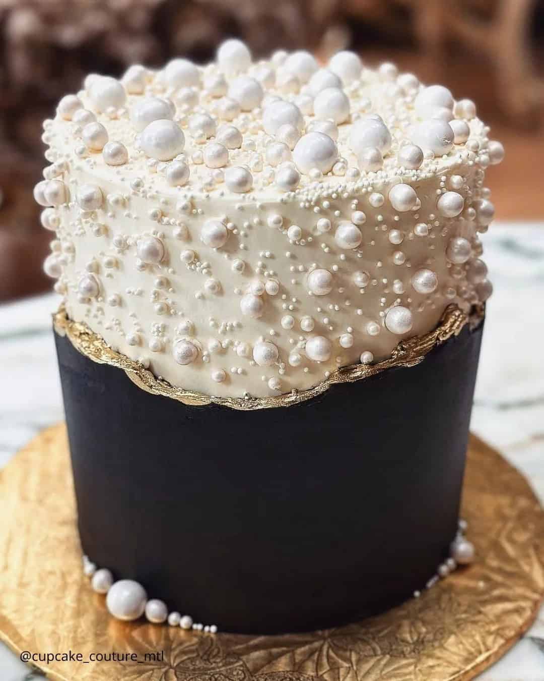 Small Black And White Cake Ideas