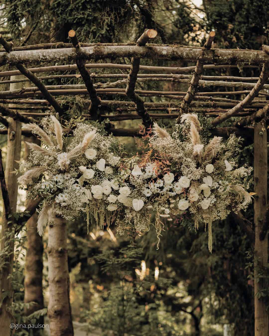 Forest Wedding Reception Decor