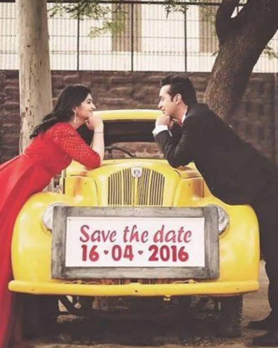 Wooden Boards To Save The Date