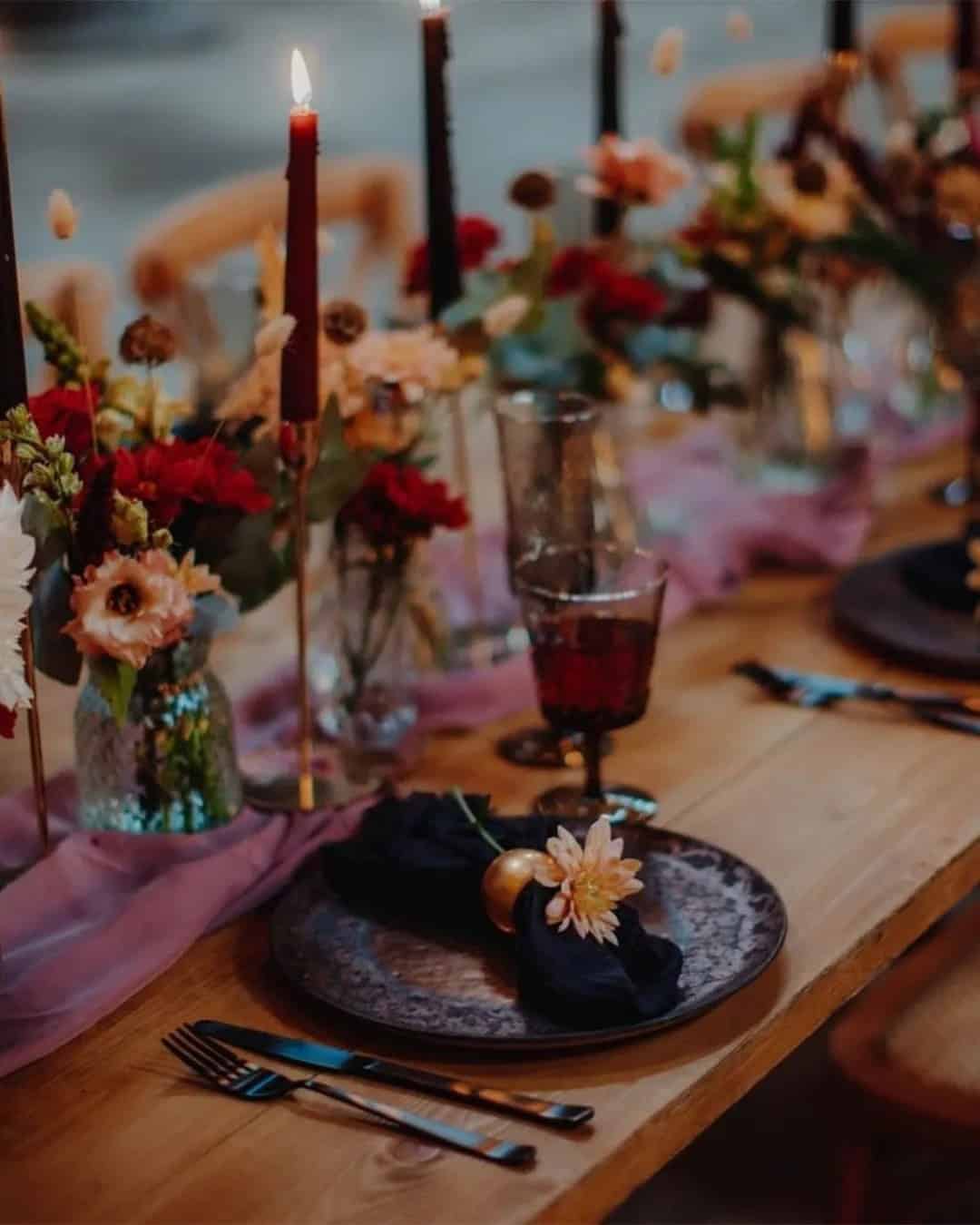 Whimsical Wedding Table Decor