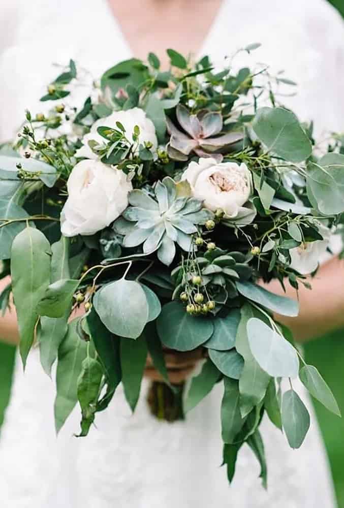 Trendy Greenery Wedding Florals