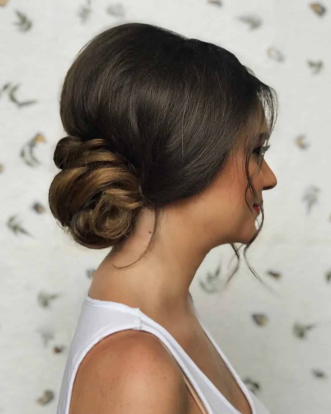 Wedding Side Bun Hairstyles For Black Hair