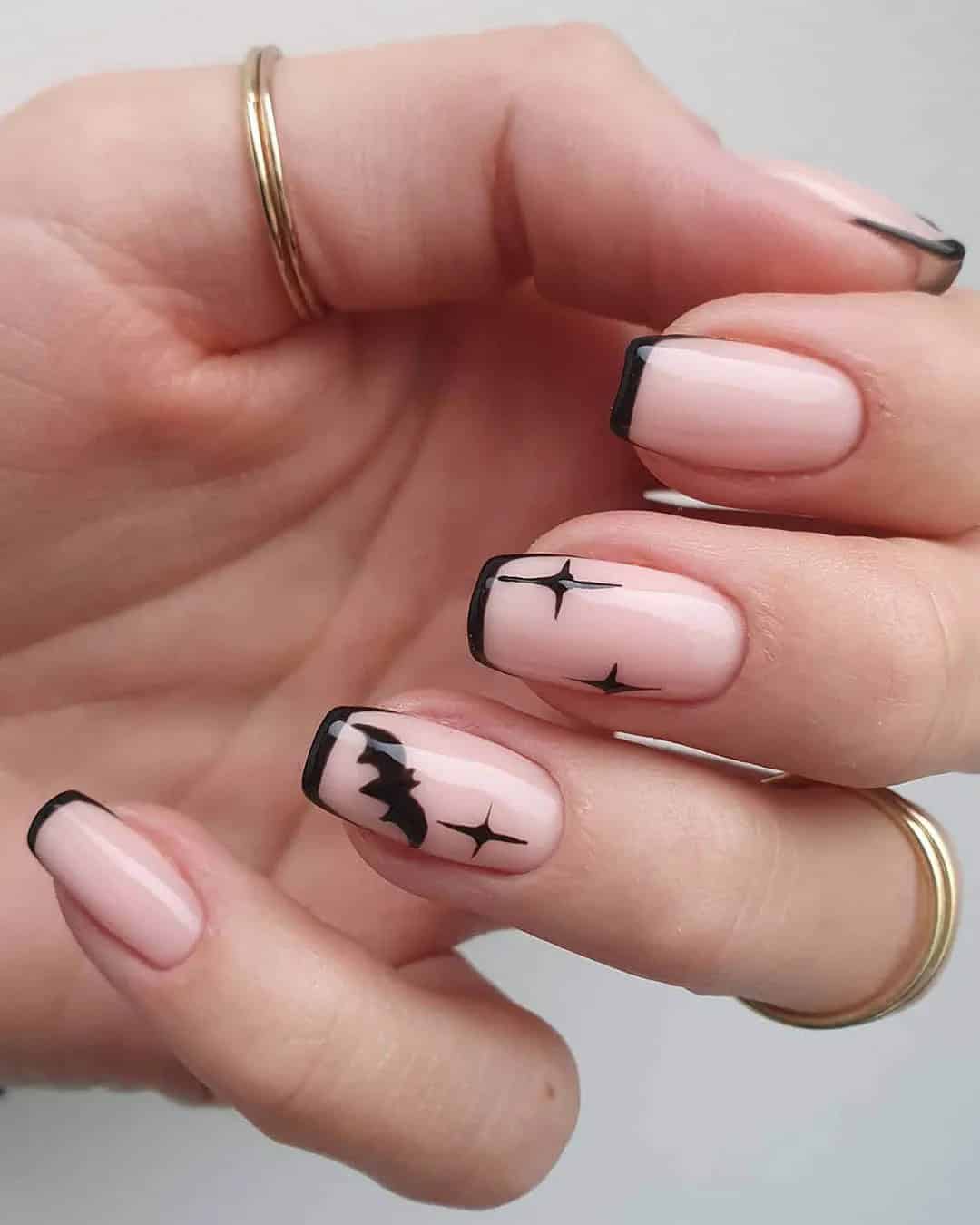 Halloween Wedding Nails