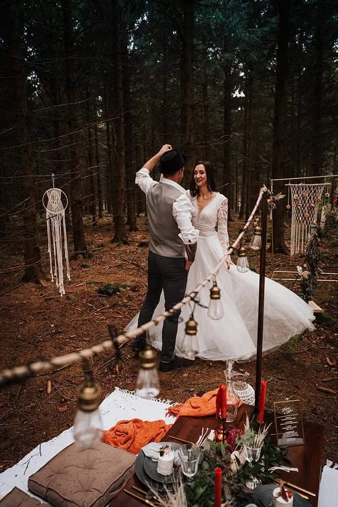 Intimate Forest Wedding Photography