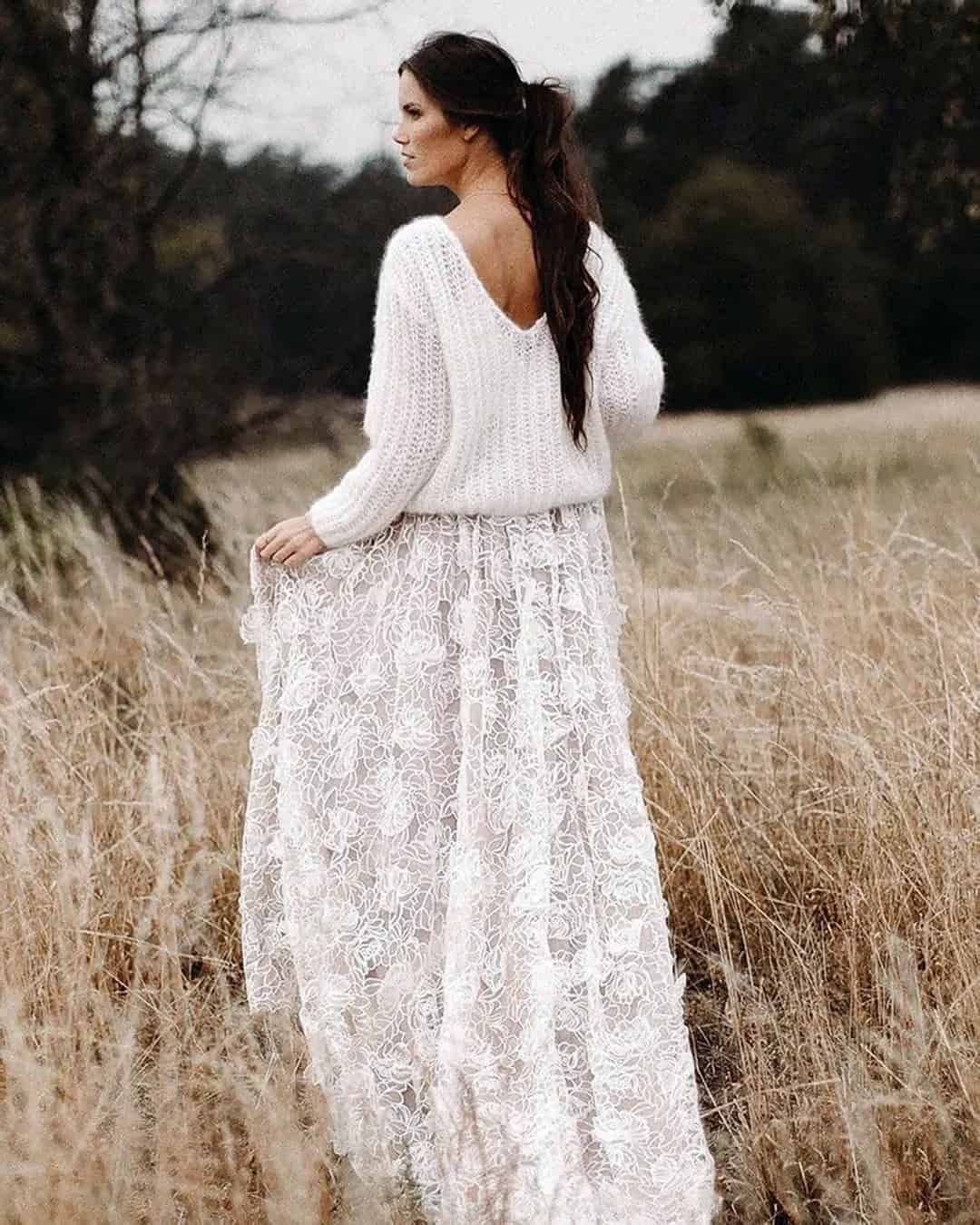 Bridal Gowns With Cozy Coat