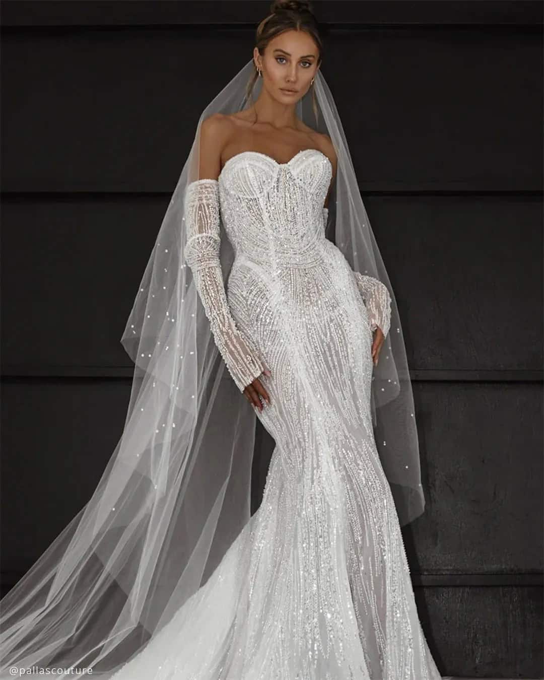 Sweetheart Neckline Mermaid Wedding Dress