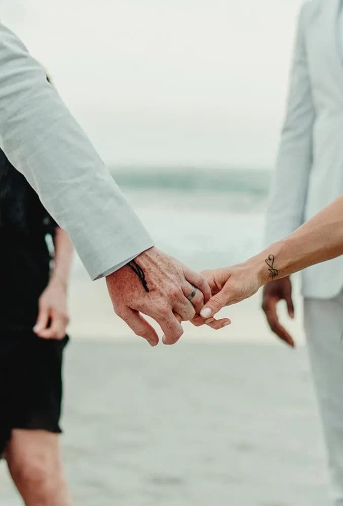 Beach Wedding Walk