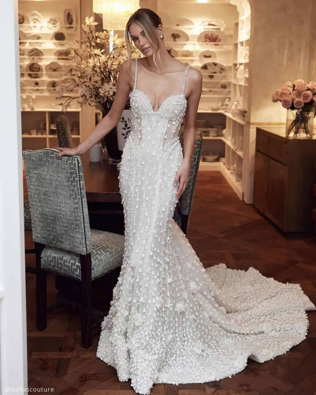 Sweetheart Neckline Mermaid Wedding Dress