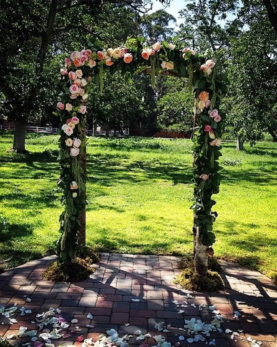 Romantic Country Wedding Arbors