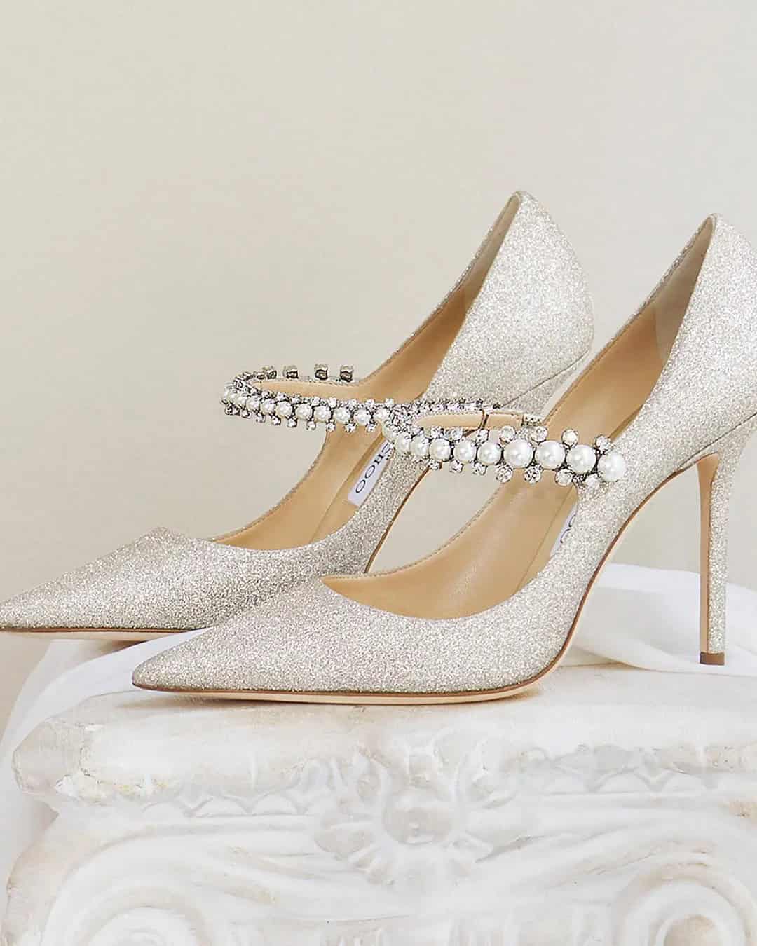 Ice Dusty Glitter Pumps Shoes