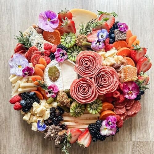 Fruit and cheese bridal board