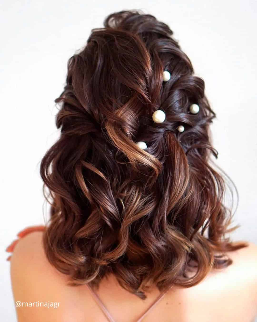 Boho Wedding Hairstyles For Medium Hair