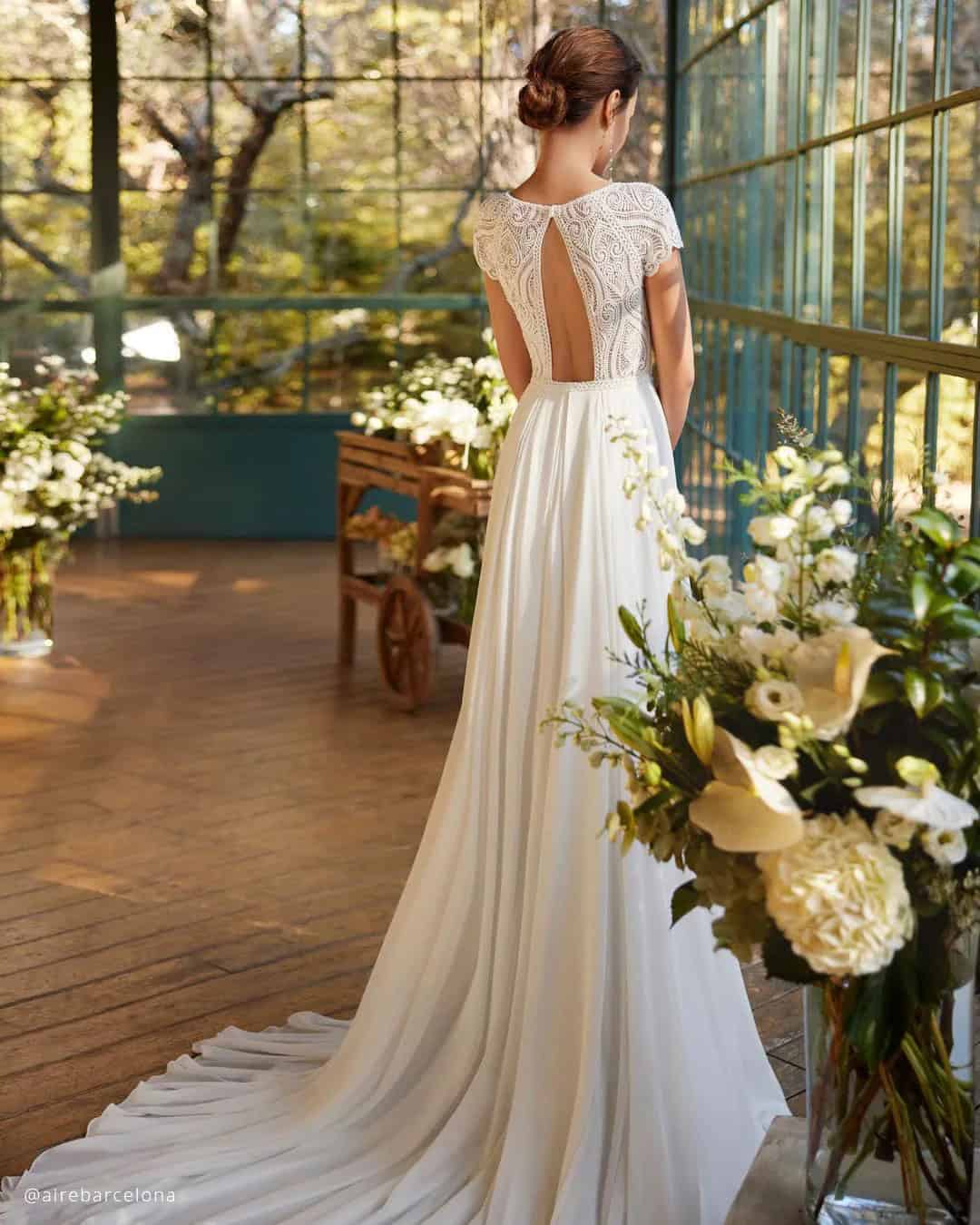 Modest Boho Wedding Dresses