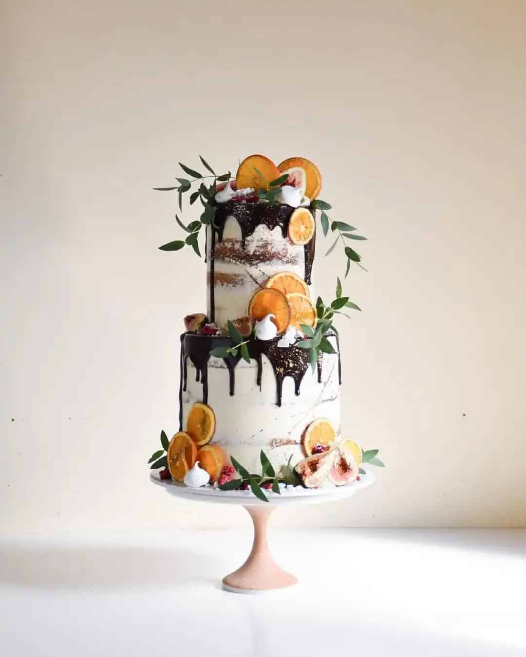 Citrus Wedding Cake Ideas