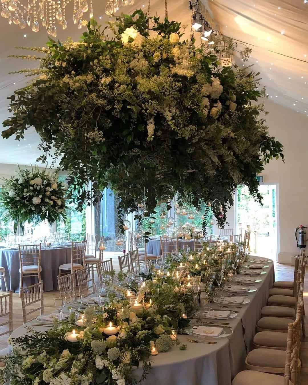 Hanging Greenery Wedding Installations