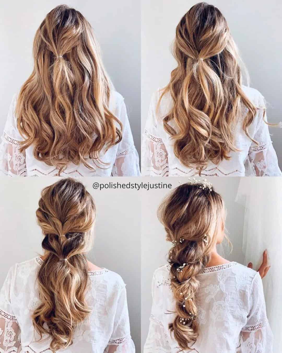 Tutorial for Easy Spring Wedding Hair