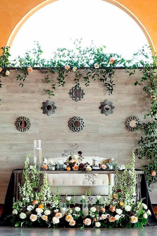 Backdrop in a Shabby Chic Style