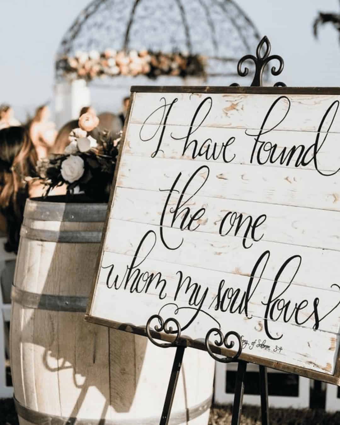 Wine Barrels Welcome Board Inspiration