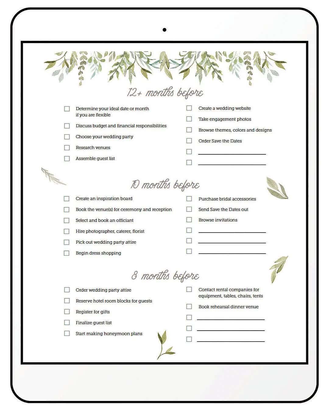 Wedding Budget Planner by Berries