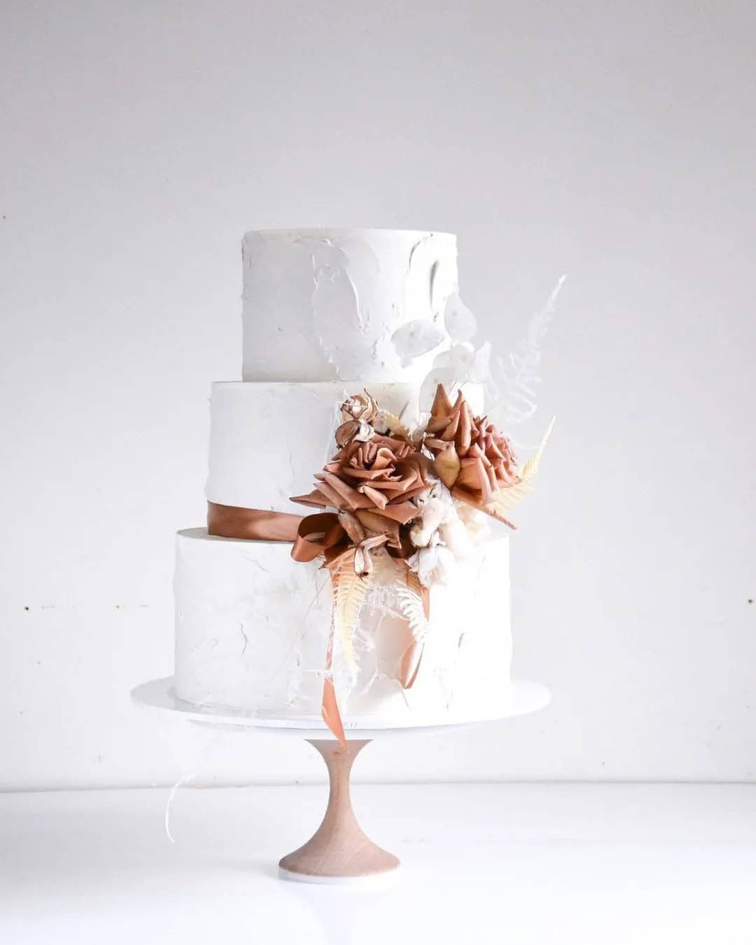 Elegant Rust Wedding Cakes