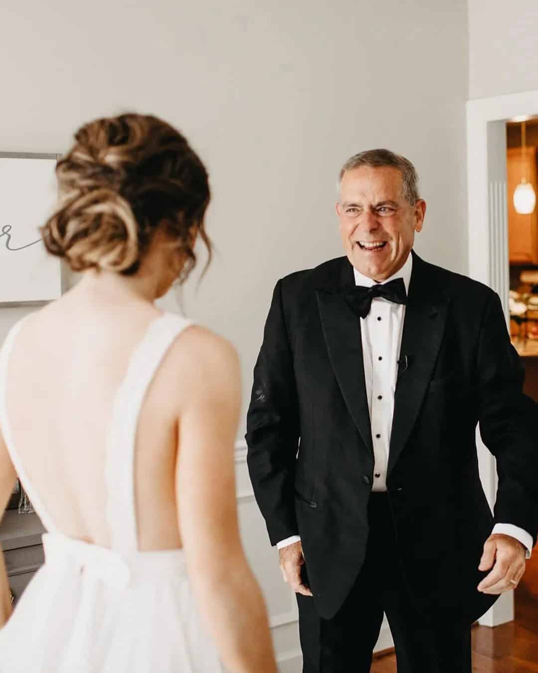 Touching Wedding Photos: Bride With Father