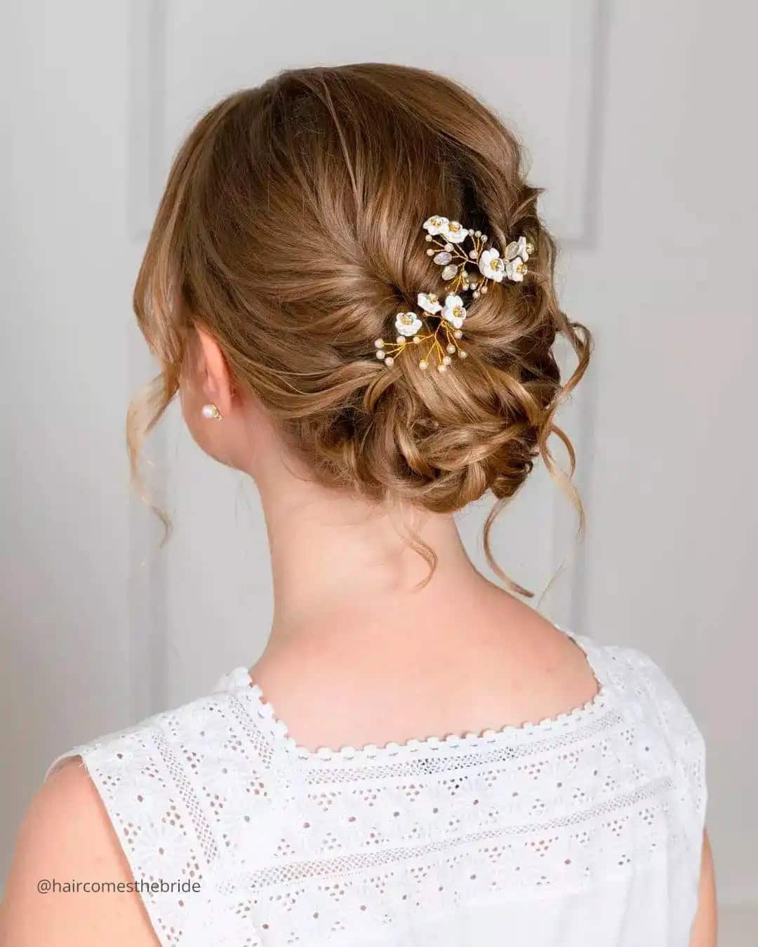 Wedding Hairstyles For Short Curly Hair