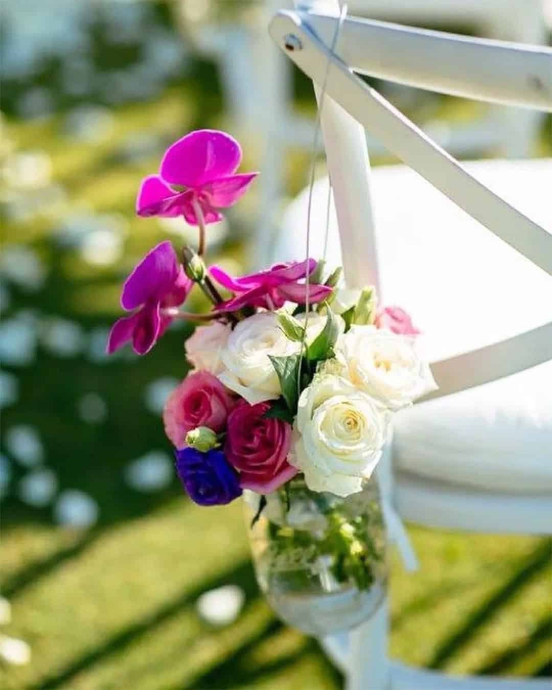 Outdoor Wedding Chair Decorations