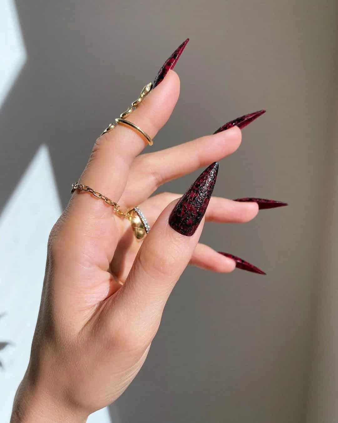 Gothic Wedding Nails