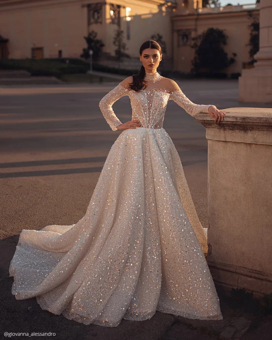 Long-Sleeve Winter Wedding Dresses