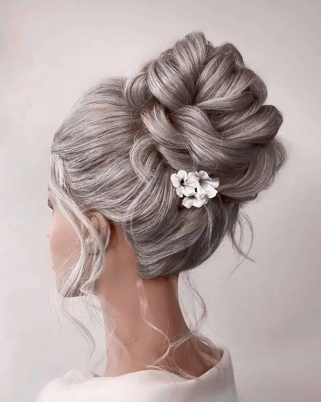 Voluminous Top Bun Hairstyles