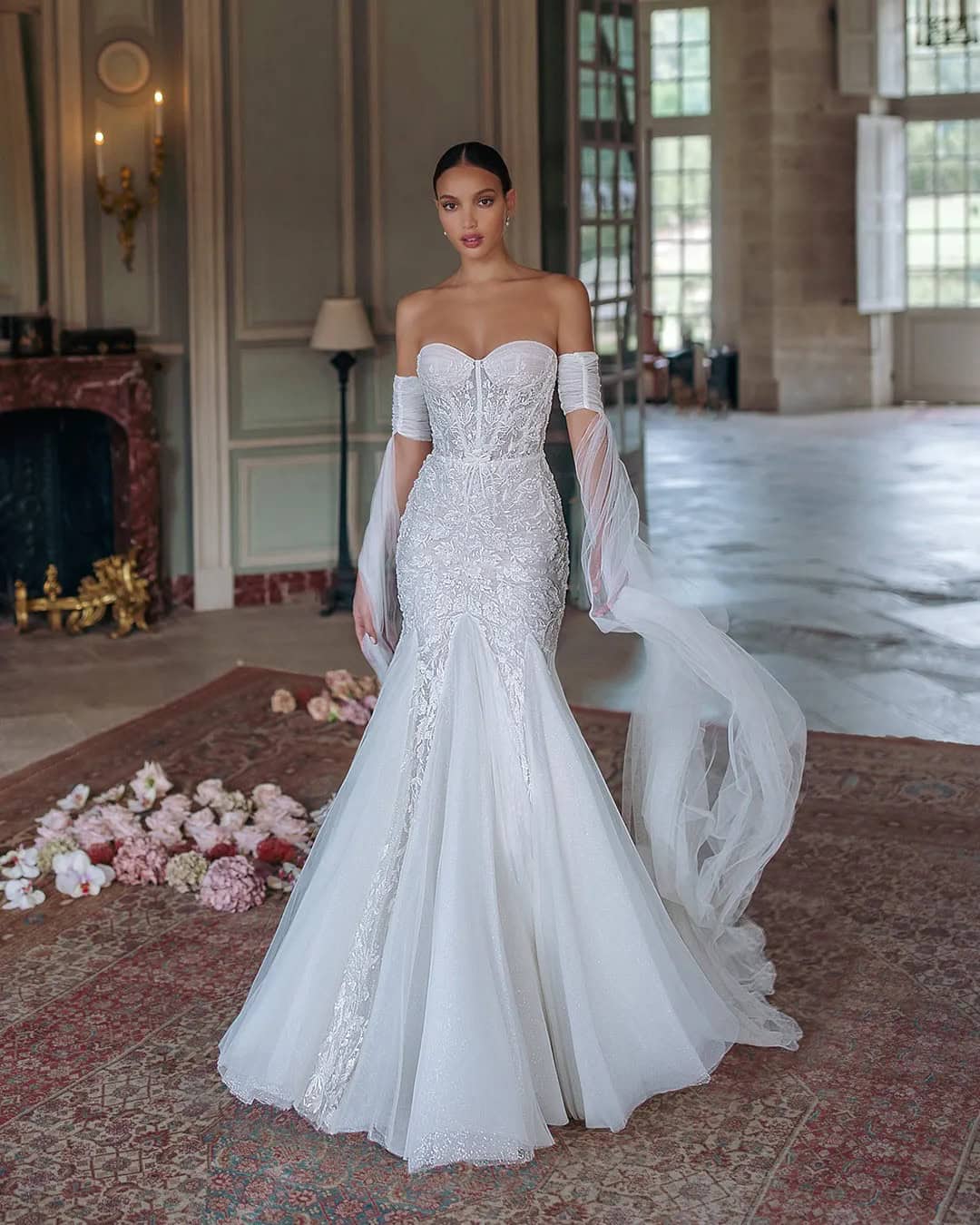 Off The Shoulder Bridal Dresses